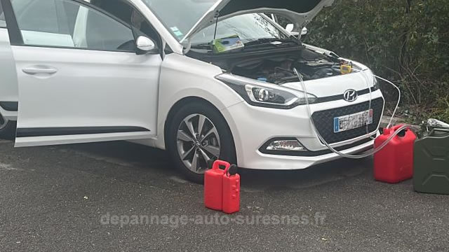 Siphonnage réservoir, dépannage en cas d'erreur carburant à Suresnes